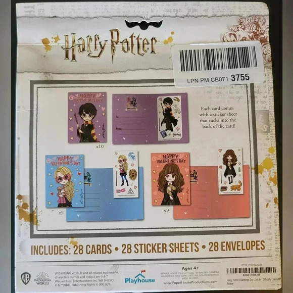 Harry Potter Official Valentines - Picture 2 of 6
